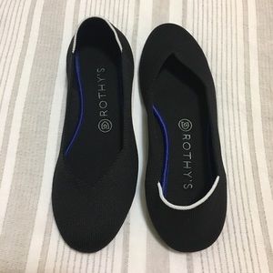 Rothy’s The Flat Black (Retired White Halo) 8.5